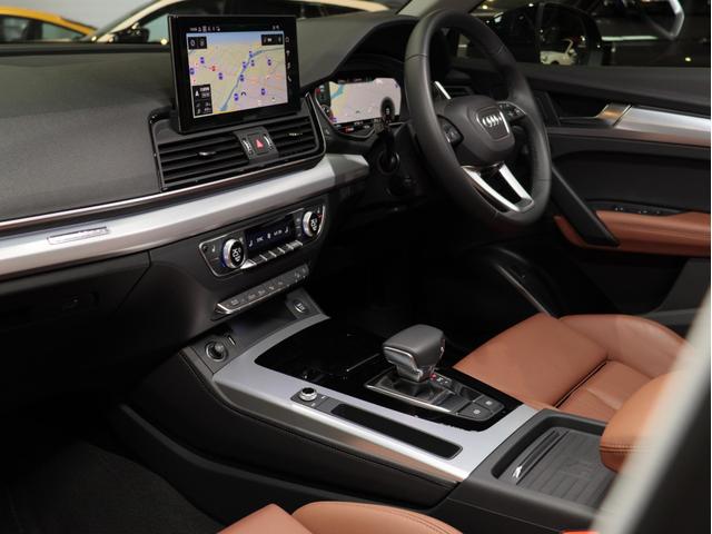 Ｑ５スポーツバック ４０ＴＤＩクワトロ　アドバンスド　１オナ　新車保証／フリ－ウェイ　黒１９ＡＷ　ブラックスタイリングＰＫＧ　マトリクスＬＥＤ　茶革／前後シ－トＨ　ステアＨ　純正カ－プレイ対応ナビ　置くだけ充電　ＡＣＣ／レ－ンキ－プ＆サイド　無鈑金　禁煙（42枚目）