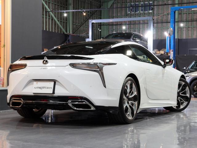 LC LC500 Sパッケージ 無鈑金 TRDエアロ ダークローズアルカンタラコンビシート 純正21AW カーボンルーフ 3眼LED 純正ナビ/地デジ/BT/Bカメラ/パークセンサー スマートキー V8 477馬力 車庫保管 禁煙(2枚目)
