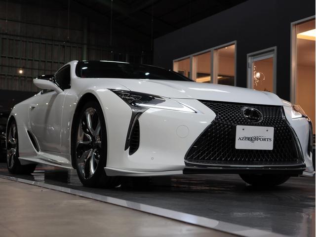 LC LC500 Sパッケージ 無鈑金 TRDエアロ ダークローズアルカンタラコンビシート 純正21AW カーボンルーフ 3眼LED 純正ナビ/地デジ/BT/Bカメラ/パークセンサー スマートキー V8 477馬力 車庫保管 禁煙(5枚目)