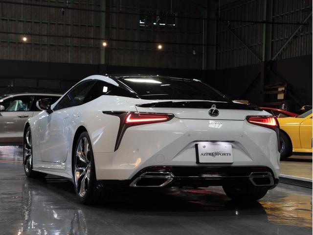 LC LC500 Sパッケージ 無鈑金 TRDエアロ ダークローズアルカンタラコンビシート 純正21AW カーボンルーフ 3眼LED 純正ナビ/地デジ/BT/Bカメラ/パークセンサー スマートキー V8 477馬力 車庫保管 禁煙(10枚目)