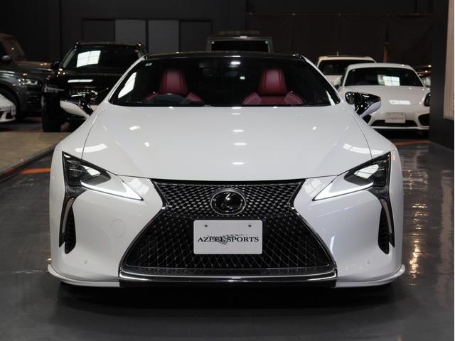 LC LC500 Sパッケージ 無鈑金 TRDエアロ ダークローズアルカンタラコンビシート 純正21AW カーボンルーフ 3眼LED 純正ナビ/地デジ/BT/Bカメラ/パークセンサー スマートキー V8 477馬力 車庫保管 禁煙(11枚目)