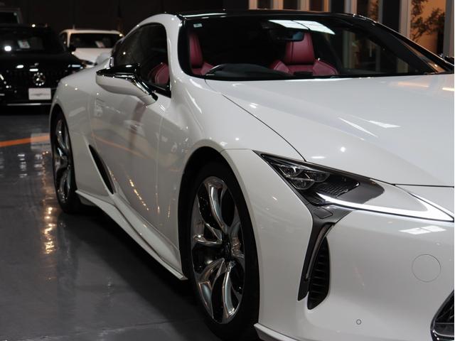 LC LC500 Sパッケージ 無鈑金 TRDエアロ ダークローズアルカンタラコンビシート 純正21AW カーボンルーフ 3眼LED 純正ナビ/地デジ/BT/Bカメラ/パークセンサー スマートキー V8 477馬力 車庫保管 禁煙(17枚目)