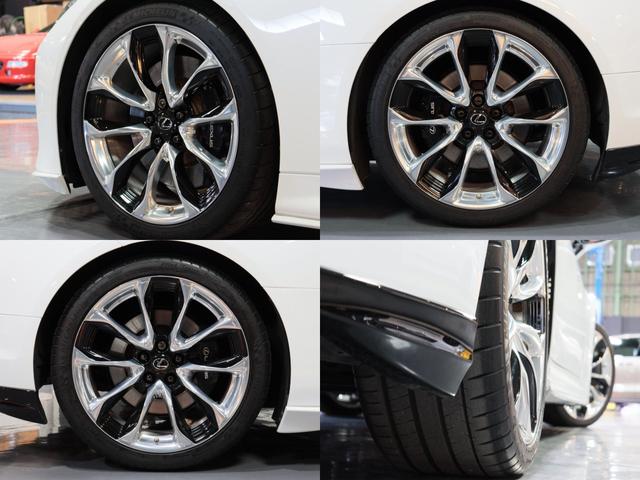 LC LC500 Sパッケージ 無鈑金 TRDエアロ ダークローズアルカンタラコンビシート 純正21AW カーボンルーフ 3眼LED 純正ナビ/地デジ/BT/Bカメラ/パークセンサー スマートキー V8 477馬力 車庫保管 禁煙(56枚目)