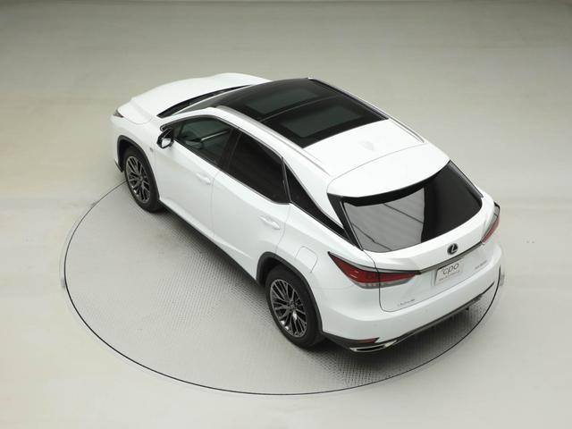RX RX300 Fスポーツ CPO レクサス認定中古車 パノラマルーフ ルーフレール スペアタイヤ ITSCONNECT ドライブレコーダー ブラインドスポットモニター パーキングサポートブレーキ(13枚目)