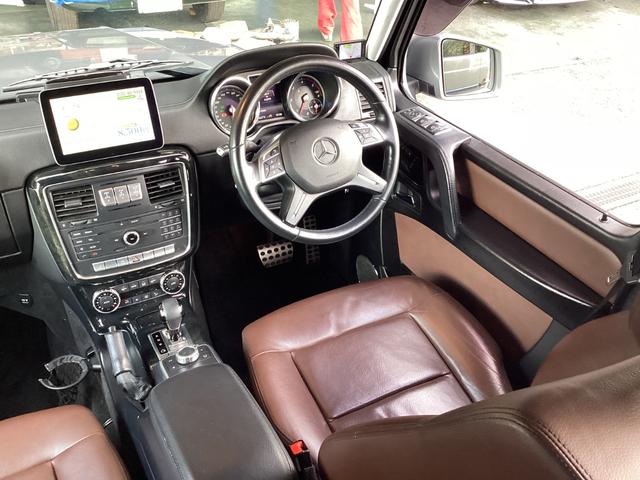 Gクラス G350d ワンオーナー ラグジュアリーパッケージ Harman/Kardon ブラウンレザーシート サンルーフ 純正ナビ TデジTV バックカメラ シートヒーター(17枚目)