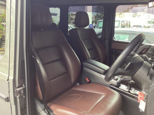 Gクラス G350d ワンオーナー ラグジュアリーパッケージ Harman/Kardon ブラウンレザーシート サンルーフ 純正ナビ TデジTV バックカメラ シートヒーター(40枚目)