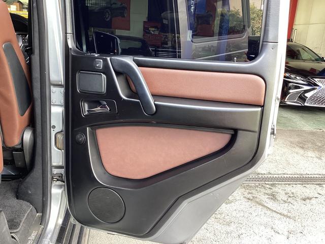 Gクラス G350d ワンオーナー ラグジュアリーパッケージ Harman/Kardon ブラウンレザーシート サンルーフ 純正ナビ TデジTV バックカメラ シートヒーター(47枚目)