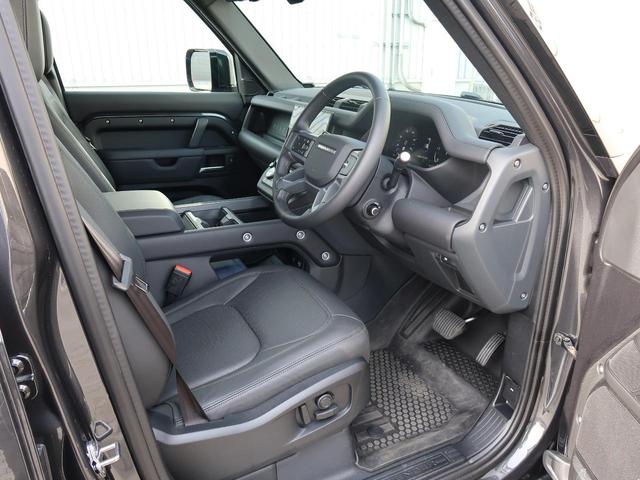 ディフェンダー １１０Ｘ－ダイナミックＨＳＥ　Ｄ３５０　認定中古車　ディーゼル　禁煙車　１オーナー　サンルーフ　エアサス　前席シートヒーター＆シートクーラー　デジタルミラー　フィックスドサイドステップ　ＭＥＲＩＤＩＡＮ　純正２２インチアルミ（61枚目）