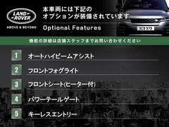 ◆オプション主要装備リストとなります。どれも英国の気品あふれる装備となり、ジャガー・ランドローバーならではの装備となります。どれも人気のある装備です。◆ 4