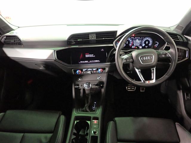 Q3 35TFSI Sライン 禁煙 純正メモリーナビ USB Bluetooth サラウンドビューM ETC2.0 LEDヘッド アウディプレセンス パーシャルレザー Sヒーター Pテールゲート コンビニエンス&アシスタンスPKG(6枚目)