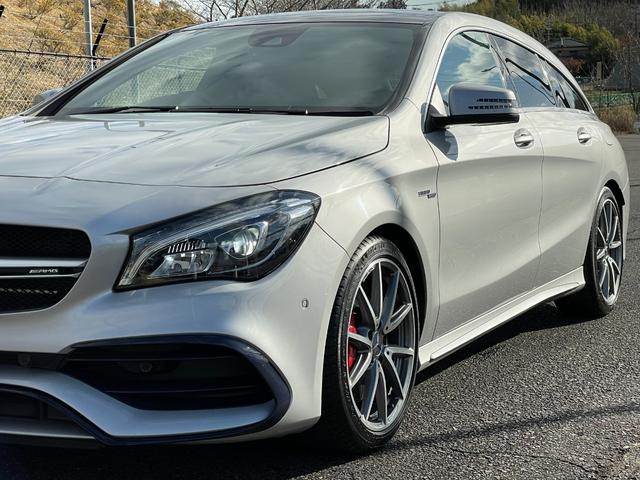 ＣＬＡ４５　４マチック　シューティングブレーク　・後期モデル・法人２オーナー・車検付き・走行１．１万ＫＭ・ポーラシルバーＭ／黒革シート・パノラマルーフ・レーダーセーフテイ・レーンキープ・ＨＤＤ＆テレビ・ブルートゥース・キー２本(21枚目)