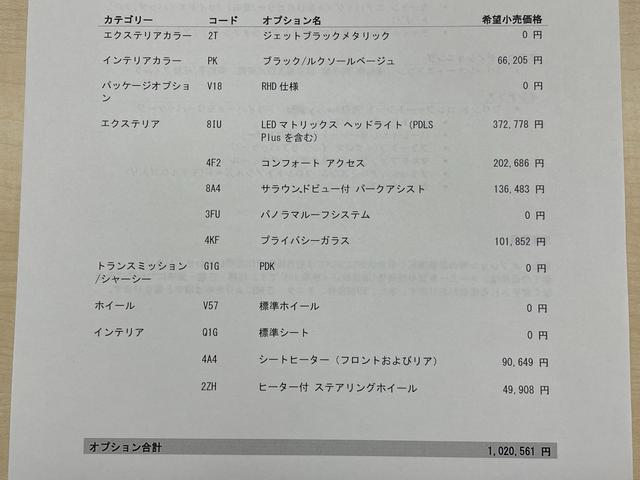 ４　スポーツツーリスモ　１オーナー車（ドクター）・ジェットブラック／ルクソールベージュ・Ｄ整備履歴１６回・ＬＥＤマトリックスヘッド・コンフォートアクセス・パークアシスト・シートヒーター・ヒーター付きステアリング・(3枚目)