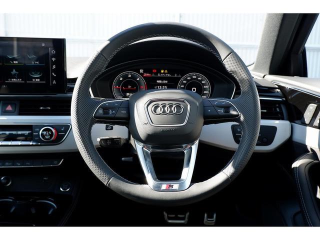 Ａ４ ３５ＴＤＩ　Ｓライン　ブラックＡｕｄｉ　ｒｉｎｇｓ＆ブラックスタイリングパッケージ　Ｓ　ｌｉｎｅ　ｐｌｕｓパッケージ　バーチャルコックピット　サラウンドビューカメラ　電動シート　シートヒーター　禁煙車（15枚目）