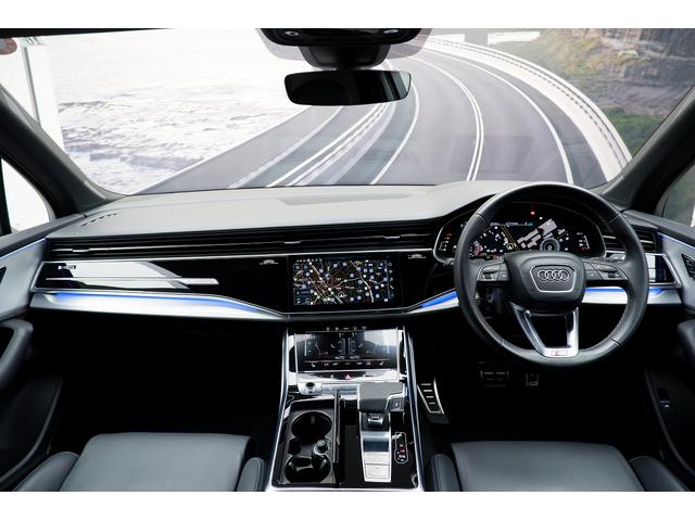 Q7 55TFSIクワトロ Sライン プレミアムパッケージ Bang&Olufsen3Dサウンドシステム HDマトリクスLEDヘッドライトAudiレーザーライト アダプティブクルーズコントロール 3列シート アダプティブエアサスペンション(13枚目)