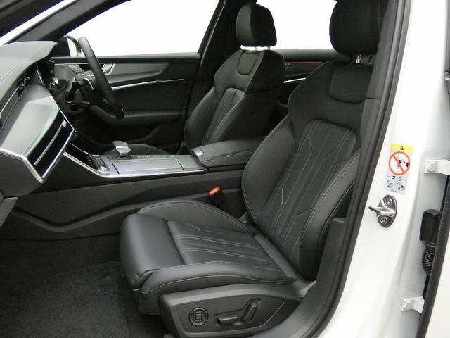 Ａ６ ４５ＴＦＳＩクワトロスポーツ　Ｓラインパッケージ　ブラックスタイリング　レザーシート　シートヒーター（フロント／リア）サラウンドビューカメラ　マルチカラーアンビエントライティング　アダプティブクルーズコントロール　レーンアシスト　サイドアシスト　ＴＶ（10枚目）