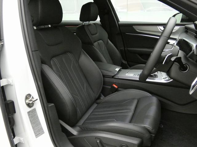 Ａ６ ４５ＴＦＳＩクワトロスポーツ　Ｓラインパッケージ　ブラックスタイリング　レザーシート　シートヒーター（フロント／リア）サラウンドビューカメラ　マルチカラーアンビエントライティング　アダプティブクルーズコントロール　レーンアシスト　サイドアシスト　ＴＶ（11枚目）