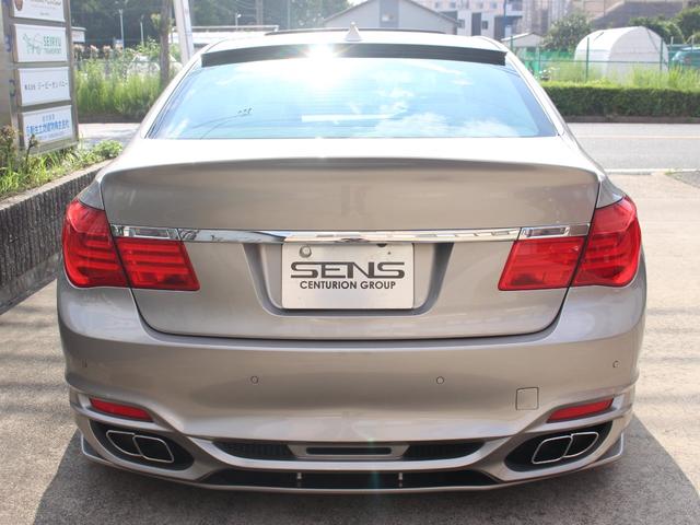 740Li ALPINA20AW アイボリー革 社外エアサス(4枚目)