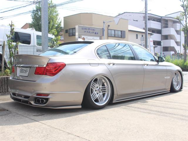 740Li ALPINA20AW アイボリー革 社外エアサス(8枚目)