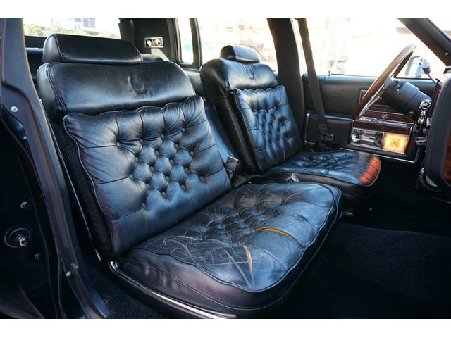 キャデラックフリートウッド ブロアム 8ナンバー放送宣伝車 トリプルブラック ハイドロ2P4B(8Bラック)セミレインフォース ダブルクッション 13インチワイヤーホイール クラシックグリル コンチキット(19枚目)