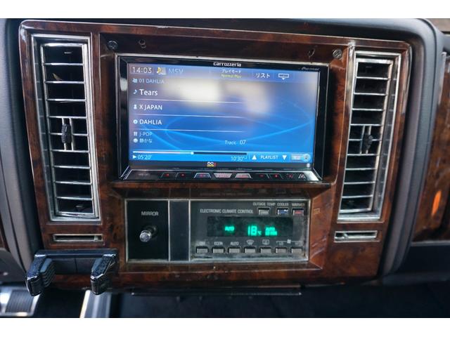 キャデラックフリートウッド ブロアム 8ナンバー放送宣伝車 トリプルブラック ハイドロ2P4B(8Bラック)セミレインフォース ダブルクッション 13インチワイヤーホイール クラシックグリル コンチキット(23枚目)