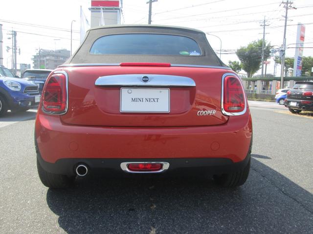 クーパー コンバーチブル ペッパーPKG 正規認定中古車(5枚目)