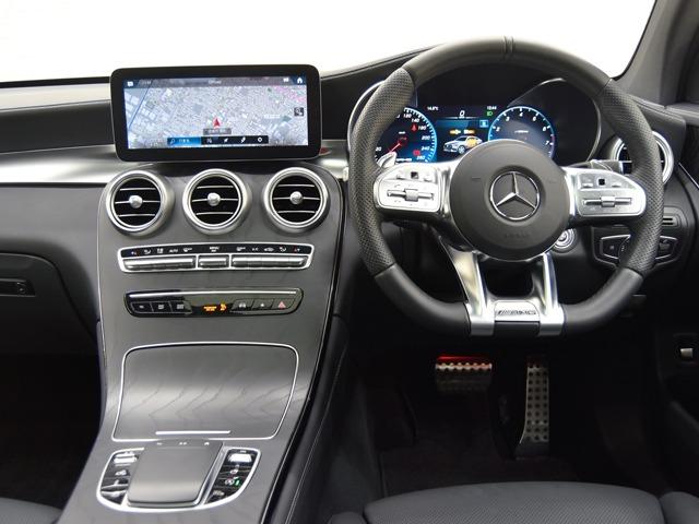 ＧＬＣ４３　４マチッククーペ　ガラスＳＲ　黒革シート　レザーエクスクルーシブＰＫＧ　前後シートＨ　ブルメスターサウンド　エアバランスＰＫＧ　レーダーセーフティＰＫＧ　ＡＭＧ２０ｉｎ５ツインスポークＡＷ　ブラックアッシュウッドインテリアトリム　エアサス(9枚目)