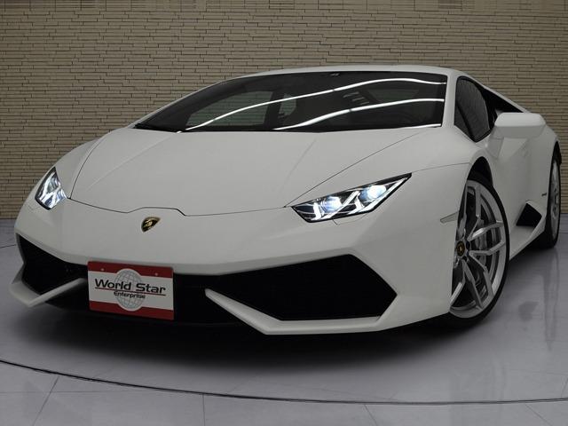 ＬＰ６１０－４　ＯＰ２０１　１５ｙモデル　マットホワイトラッピング　ガラスエンジンボンネット＋カーボンエンジンベイ　２０ｉｎミマスＡＷシルバー　スタイルＰＫＧ　エレガンテインテリアビアンコ／ネロ　ブランディングＰＫＧ(5枚目)