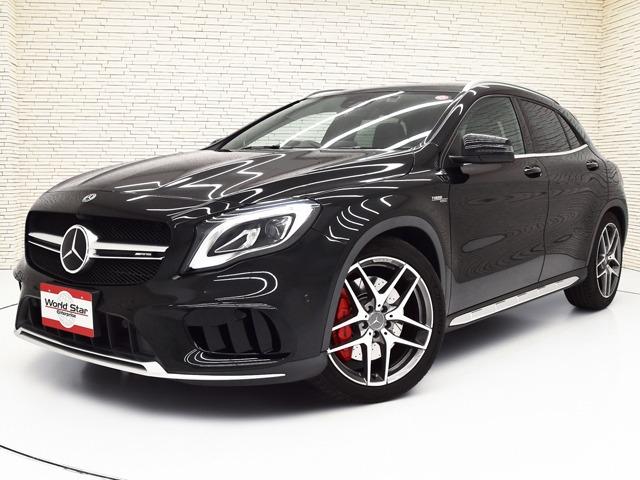 ＧＬＡ４５　４マチック　レーダーセーフティＰＫＧ　ＡＭＧ１９ｉｎ５ツインスポークＡＷ　パノラマＳＲ　ブラックレザーシート　シートＨ　パワーテールゲート　ＡＭＧレッドキャリパー　ＡＭＧスタイリングＰＫＧ(3枚目)