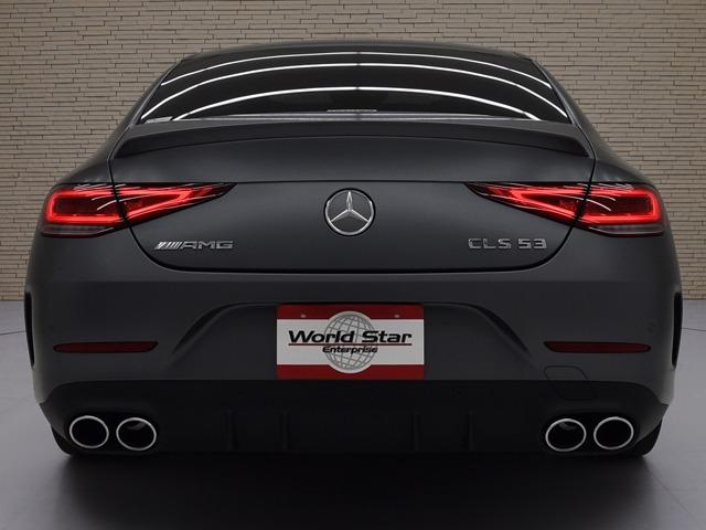 ＣＬＳクラス ＣＬＳ５３　４マチック＋　セレナイトグレーマグノ　ＡＭＧ２０ｉｎ５ツインスポークＡＷ　ガラスＳＲ　ブラックナッパレザーシート　前後シートＨ　Ｆベンチレーター　ブルメスターサウンド　メタルウィーブインテリアトリム　３６０°カメラ（6枚目）