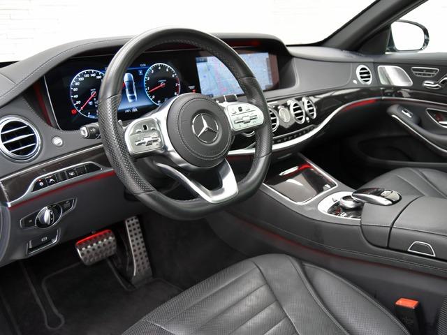 Ｓクラス Ｓ５６０　４マチックロング　スポーツリミテッド　特別仕様車　パノラマＳＲ　ＡＭＧ２０ｉｎＡＷ　黒革　前後シートＨ＆ベンチレーター　ブルメスター　３６０°カメラ　レーダーセーフティＰＫＧ　ＡＭＧスタイリングＰＫＧ　エアバランスＰＫＧ　ヘッドアップＤ（11枚目）