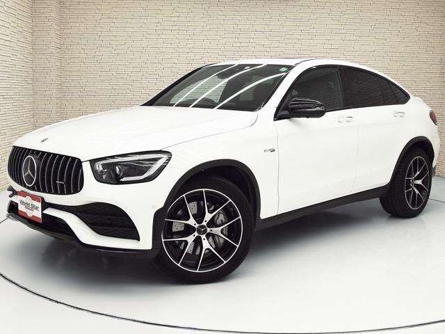 ＧＬＣ ＧＬＣ４３　４マチッククーペ　レザーエクスクルーシブＰＫＧ　ガラスＳＲ　赤黒革　前後シートＨ　ヘッドアップＤ　エアバランスＰＫＧ　ＡＭＧ２０ｉｎＡＷ　ＡＭＧスタイリングＰＫＧ　３６０°カメラ　レーダーセーフティＰＫＧ　パワーテールゲート　メモリー付パワーシート（3枚目）