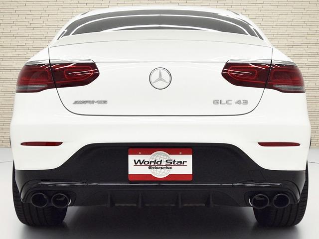 ＧＬＣ ＧＬＣ４３　４マチッククーペ　レザーエクスクルーシブＰＫＧ　ガラスＳＲ　赤黒革　前後シートＨ　ヘッドアップＤ　エアバランスＰＫＧ　ＡＭＧ２０ｉｎＡＷ　ＡＭＧスタイリングＰＫＧ　３６０°カメラ　レーダーセーフティＰＫＧ　パワーテールゲート　メモリー付パワーシート（4枚目）