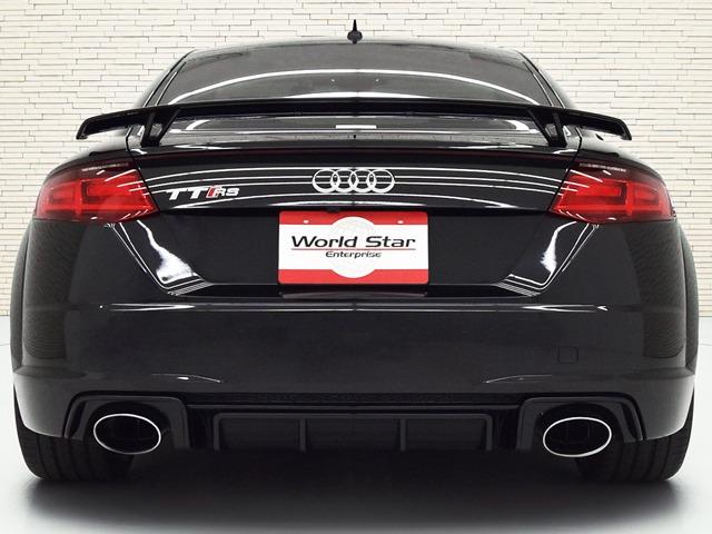 ＴＴ ＲＳクーペ ベースグレード　２０ｉｎＡＷ　アシスタンスＰＫＧ　黒革　ＦシートＨ　マトリクスＬＥＤヘッドライト　サイド／レーンアシスト　センターアームレスト　ＭＭＩナビＴＶ　マグネティックライド　クルーズコントロール　禁煙（4枚目）