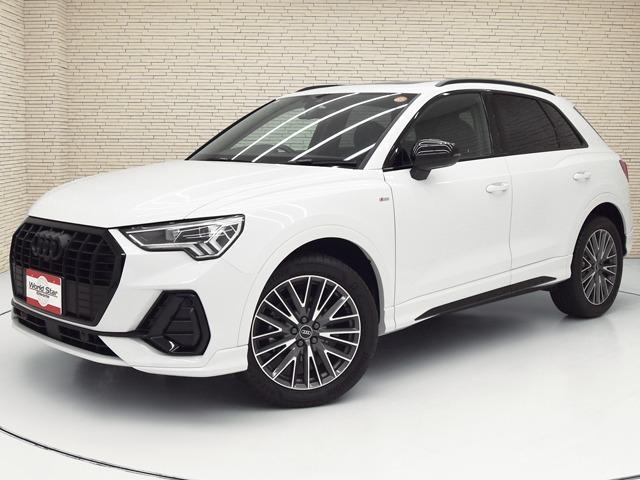 Ｑ３ ３５ＴＦＳＩ　Ｓライン　パノラマＳＲ　コンビニエンス＆アシスタンスＰＫＧ　ブラックアウディリング＆ブラックスタイリングＰＫＧ　プラスＰＫＧ　黒革　Ｆ１９Ｒ２０ｉｎＡＷ　ＬＥＤヘッドライト　ＭＭＩナビ　バーチャルコックピット（3枚目）