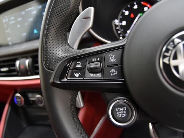 ステルヴィオ ２．２ターボ　ディーゼルＱ４スプリント　赤革　ＦシートＨ　ＡＣＣ　前後Ｐセンサー＆Ｂカメラ　ステアリングＨ　１８ｉｎＡＷ　レーンキープ　メモリー付パワーシート　ブラインドスポット　パワーテールゲート　バイキセノンヘッドライト　禁煙（17枚目）