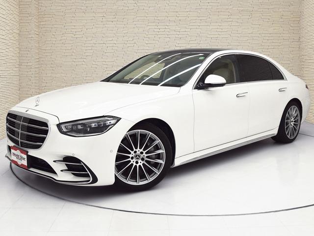 Sクラス S500 4マチックロング AMGライン OP259 リアコンフォートPKG ドライバーズPKG ARヘッドアップD 3DコックピットD ベージュレザー 前後シートH&ベンチレーター エアバランスPKG パノラマSR AMG20inAW 禁煙(3枚目)