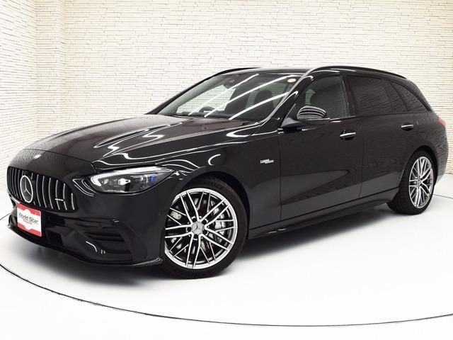 Ｃクラスステーションワゴン Ｃ４３　４マチック　パノラマＳＲ　３６０°カメラ　ＡＭＧ１９ｉｎＡＷ　黒革　ＦシートＨ＆ベンチレーター　ブルメスター　レーダーセーフティＰＫＧ　パワートランク　ＡＭＧエクステリア　メモリー付パワーシート　ヘッドアップＤ（3枚目）