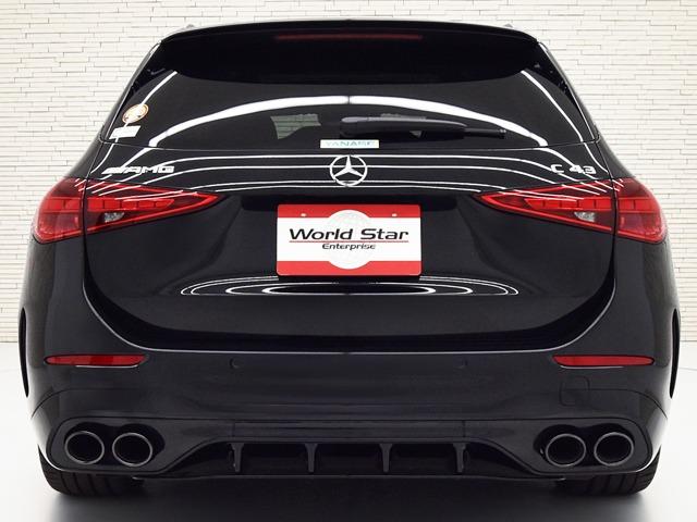 Ｃクラスステーションワゴン Ｃ４３　４マチック　パノラマＳＲ　３６０°カメラ　ＡＭＧ１９ｉｎＡＷ　黒革　ＦシートＨ＆ベンチレーター　ブルメスター　レーダーセーフティＰＫＧ　パワートランク　ＡＭＧエクステリア　メモリー付パワーシート　ヘッドアップＤ（4枚目）