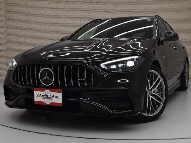 Ｃクラスステーションワゴン Ｃ４３　４マチック　パノラマＳＲ　３６０°カメラ　ＡＭＧ１９ｉｎＡＷ　黒革　ＦシートＨ＆ベンチレーター　ブルメスター　レーダーセーフティＰＫＧ　パワートランク　ＡＭＧエクステリア　メモリー付パワーシート　ヘッドアップＤ（5枚目）
