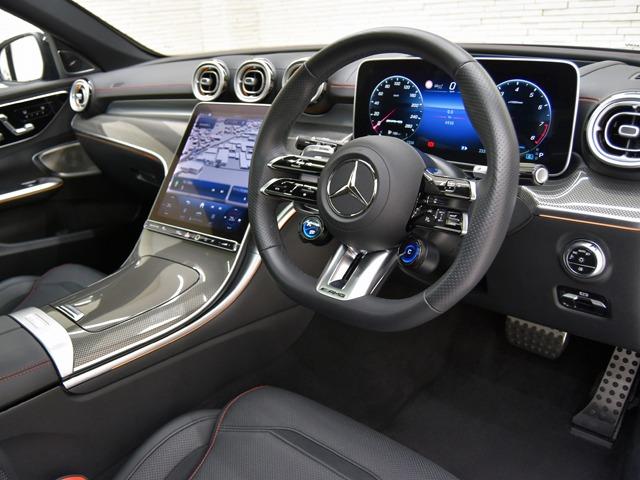 Ｃクラスステーションワゴン Ｃ４３　４マチック　パノラマＳＲ　３６０°カメラ　ＡＭＧ１９ｉｎＡＷ　黒革　ＦシートＨ＆ベンチレーター　ブルメスター　レーダーセーフティＰＫＧ　パワートランク　ＡＭＧエクステリア　メモリー付パワーシート　ヘッドアップＤ（11枚目）