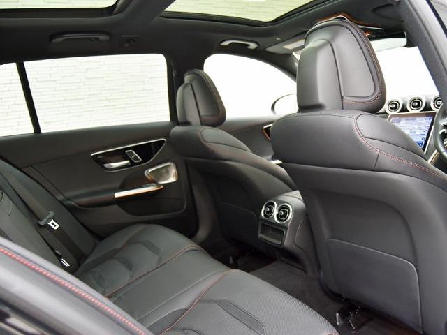 Ｃクラスステーションワゴン Ｃ４３　４マチック　パノラマＳＲ　３６０°カメラ　ＡＭＧ１９ｉｎＡＷ　黒革　ＦシートＨ＆ベンチレーター　ブルメスター　レーダーセーフティＰＫＧ　パワートランク　ＡＭＧエクステリア　メモリー付パワーシート　ヘッドアップＤ（22枚目）