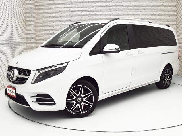 Vクラス V220d アバンギャルド ロング AMGライン OP223 EXCP パノラマSR AMG19inAW 黒革 ブルメスター 1/2列目シートH 2列目ベンチレーター レーダーセーフティPKG 360°カメラ メモリー付パワーシート ACC 禁煙(3枚目)