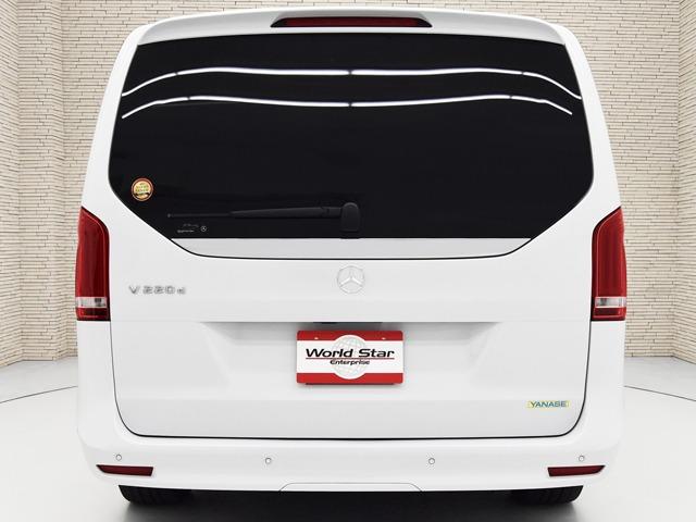 Vクラス V220d アバンギャルド ロング AMGライン OP223 EXCP パノラマSR AMG19inAW 黒革 ブルメスター 1/2列目シートH 2列目ベンチレーター レーダーセーフティPKG 360°カメラ メモリー付パワーシート ACC 禁煙(4枚目)