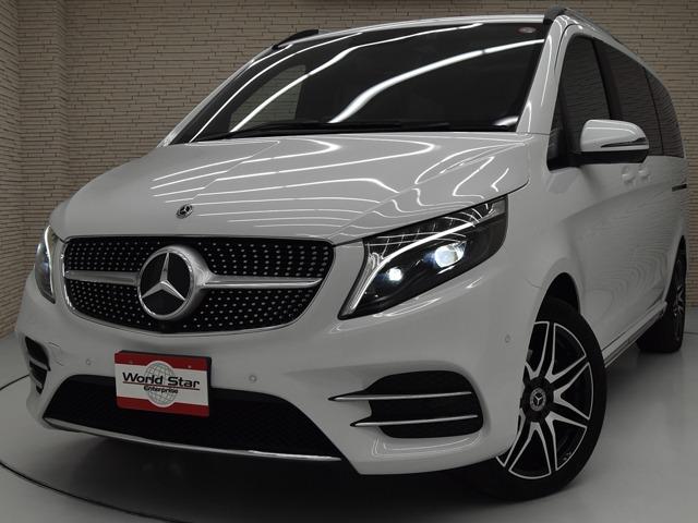 Vクラス V220d アバンギャルド ロング AMGライン OP223 EXCP パノラマSR AMG19inAW 黒革 ブルメスター 1/2列目シートH 2列目ベンチレーター レーダーセーフティPKG 360°カメラ メモリー付パワーシート ACC 禁煙(5枚目)