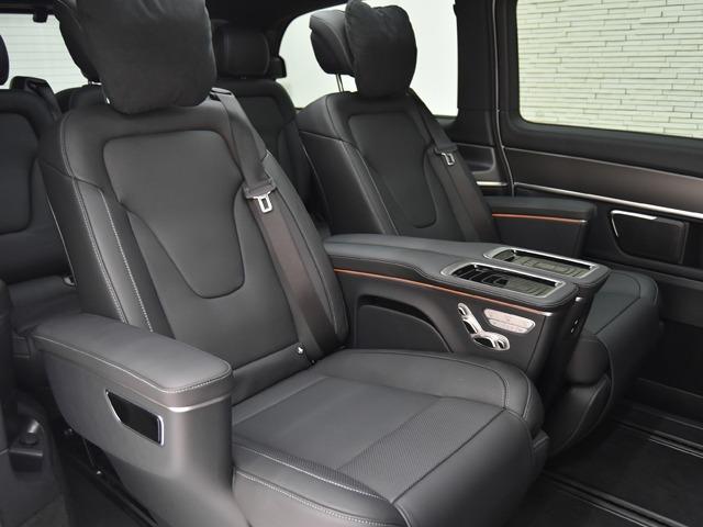 Vクラス V220d アバンギャルド ロング AMGライン OP223 EXCP パノラマSR AMG19inAW 黒革 ブルメスター 1/2列目シートH 2列目ベンチレーター レーダーセーフティPKG 360°カメラ メモリー付パワーシート ACC 禁煙(23枚目)