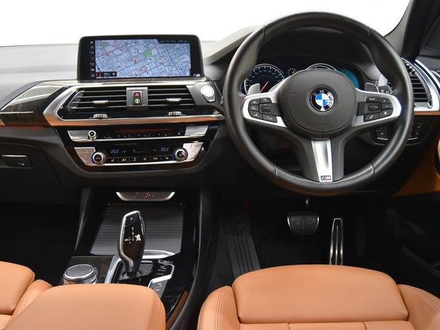 Ｘ３ ｘＤｒｉｖｅ　２０ｄ　Ｍスポーツハイラインパッケージ　２０ｉｎＡＷ　コニャックレザー　前後シートＨ　サラウンドビューカメラ　ヘッドアップＤ　ＭエアロダイナミクスＰＫＧ　Ｐアシスト＋　ドライビングアシスト＋　オートマチックテールゲート　コンフォートアクセス（9枚目）