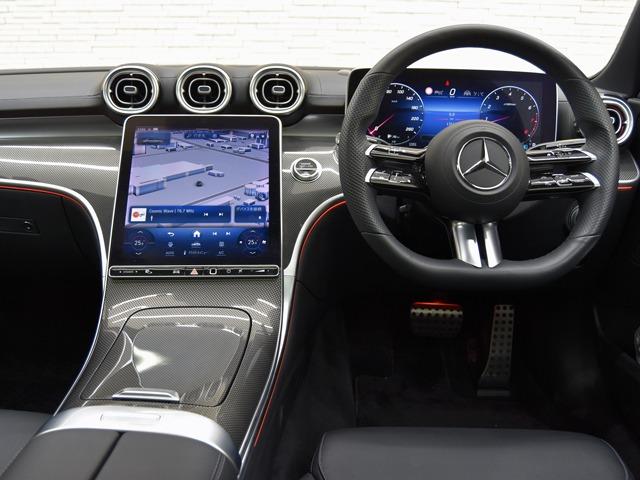 Ｃクラス Ｃ２００アバンギャルド　ＡＭＧライン　ＯＰ１３１　レザーＥＸＣＰ　パノラマＳＲ　リアアクスルステアリング　ベーシックＰＫＧ　ヘッドアップＤ　黒革　ＦシートＨ　ＡＭＧ１８ｉｎＡＷ　３６０°カメラ　メモリー付パワーシート　パワーテールゲート（9枚目）