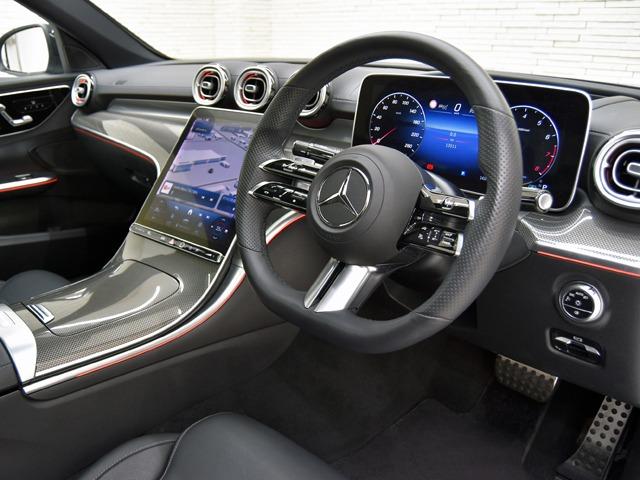 Ｃクラス Ｃ２００アバンギャルド　ＡＭＧライン　ＯＰ１３１　レザーＥＸＣＰ　パノラマＳＲ　リアアクスルステアリング　ベーシックＰＫＧ　ヘッドアップＤ　黒革　ＦシートＨ　ＡＭＧ１８ｉｎＡＷ　３６０°カメラ　メモリー付パワーシート　パワーテールゲート（11枚目）