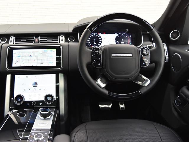 レンジローバー ヴォーグ　ＯＰ２４０　電動サイドステップ　２２ｉｎＡＷ　ブラックエクステリアパック　パノラマＳＲ　ドライバーアシストパック　エボニーレザー　メリディアン　アンビエントライト　３ゾーンＡＣ　ブラインドスポット（9枚目）