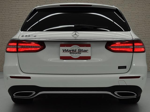 Eクラスステーションワゴン E220dステーションワゴンアバンギルドAMGライン エクスクルーシブPKG AMG19inAW 黒革 前後シートH ブルメスター エアバランスPKG レーダーセーフティPKG 360°カメラ パワーテールゲート メモリー付パワーシート ヘッドアップD(6枚目)